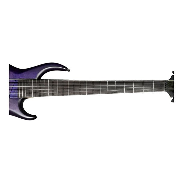 MTD USA  Super 6, Trans Purple/Ash /Rosewood 6 String Bass At Bass Central