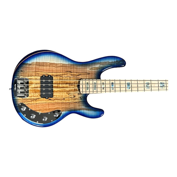 Ernie Ball Music Man 2025 BFR LTD Edition StingRay 4 H, Paua Blue/Maple  4 String Bass At Bass Central