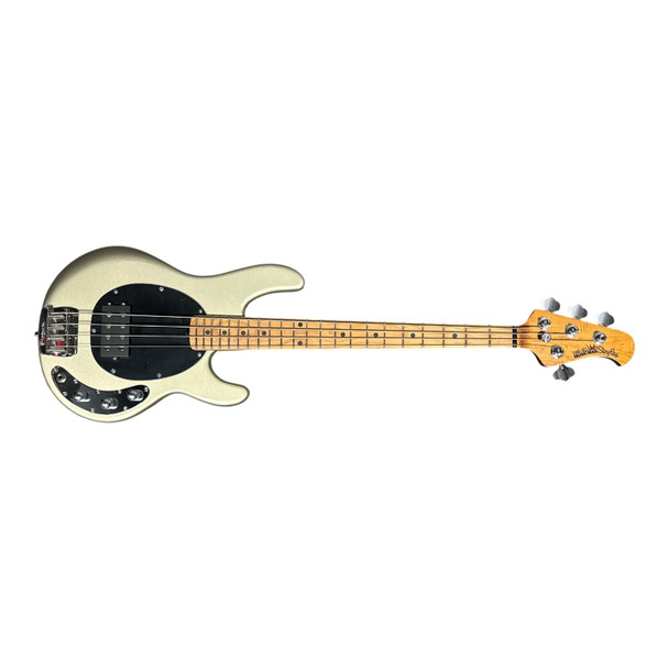 Ernie Ball StingRay 4 H SHORT SCALE, Ghostwood/ Roasted Maple 4 String Short Scale Bass At Bass Central