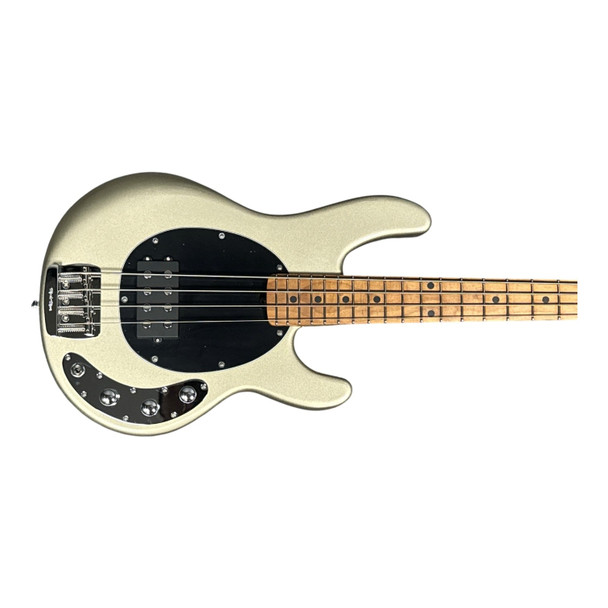Ernie Ball StingRay 4 H SHORT SCALE, Ghostwood/ Roasted Maple 4 String Short Scale Bass At Bass Central
