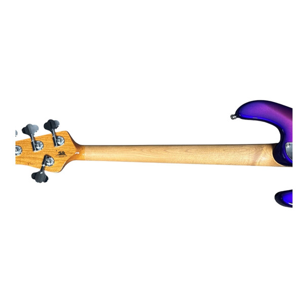 Ernie Ball StingRay 4 H SHORT SCALE, Galactic Pearl/ Ebony 4 String Short Scale Bass At Bass Central
