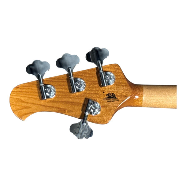 Ernie Ball StingRay 4 H SHORT SCALE, Galactic Pearl/ Ebony 4 String Short Scale Bass At Bass Central