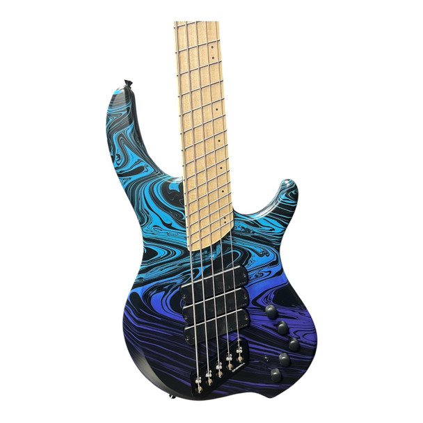 Dingwall NG-3 (5), Purple To Blue Fade Swirl / Maple  5 String Bass At Bass Central