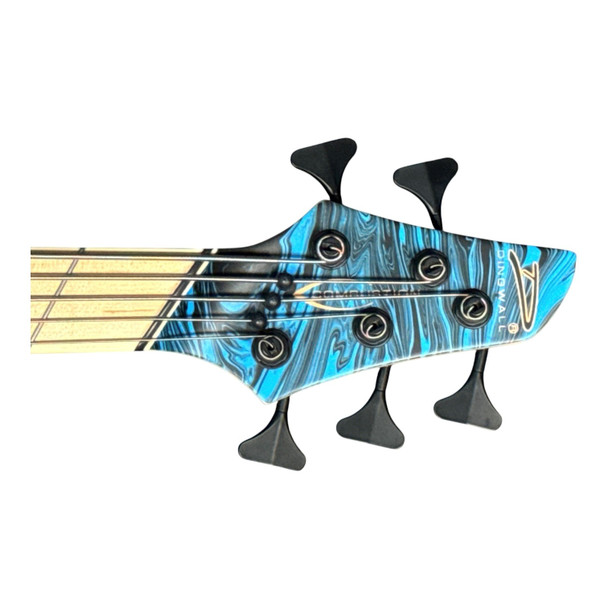 Dingwall NG-3 (5), Purple To Blue Fade Swirl / Maple B-STOCK 5 String Bass At Bass Central