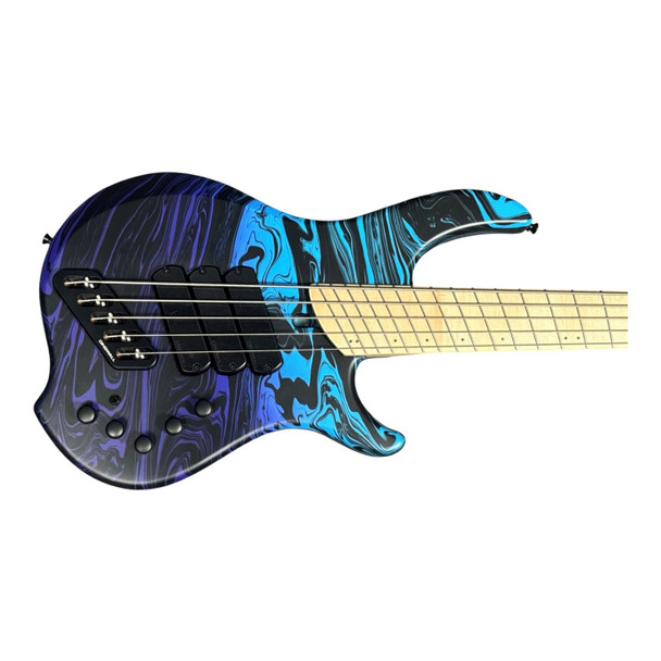 Dingwall NG-3 (5), Purple To Blue Fade Swirl / Maple B-STOCK 5 String Bass At Bass Central