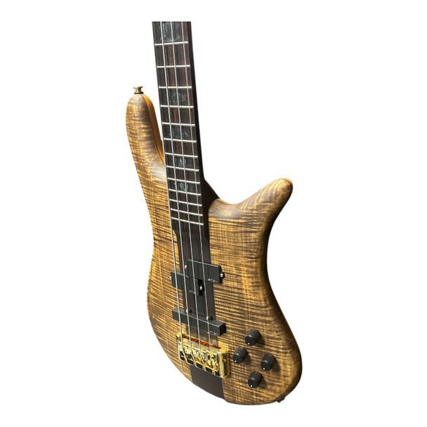 Spector Euro 4 Rex Brown, Desert Gold/Rosewood 4 String Bass At Bass Central