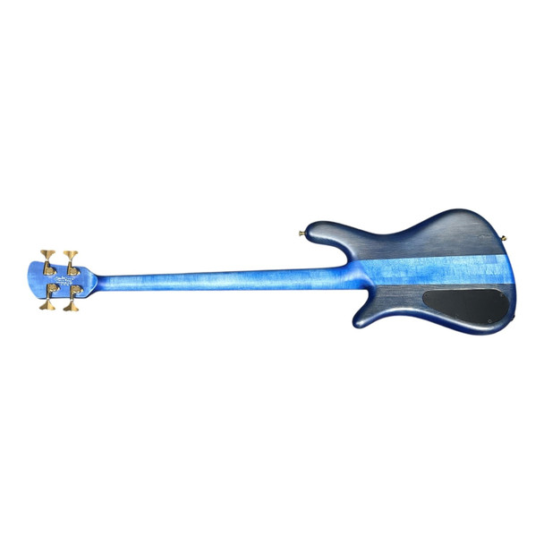 Spector USA NS-2, Custom Matte Green-Blue Burst w/ Haz-Lab / 1.5 Nut  4 String Bass At Bass Central