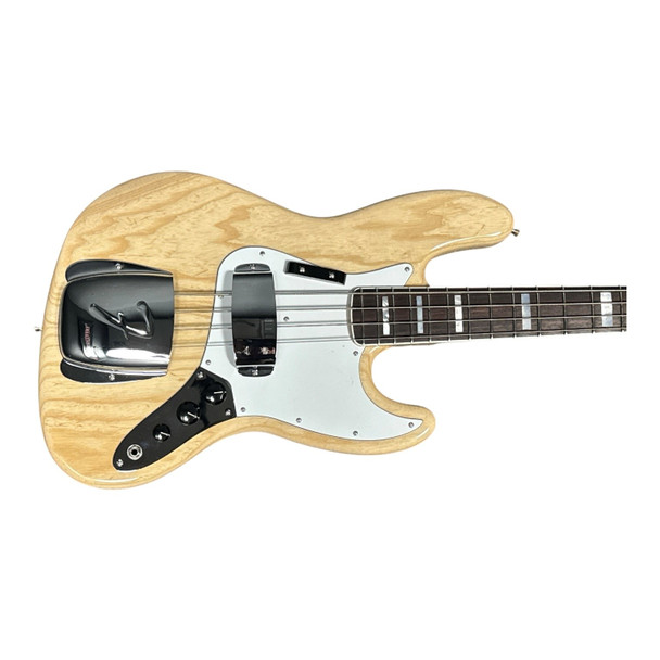 Fender Custom Shop 1975 NOS Jazz Bass, Natural/Rosewood  4 String Bass At Bass Central