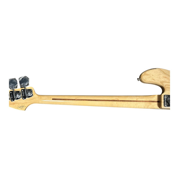Fender Custom Shop 1975 NOS Jazz Bass, Natural/Rosewood  4 String Bass At Bass Central