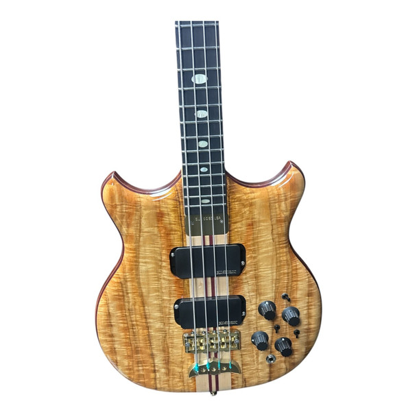 Alembic Stanley Clark Signature Standard, Primavera Top/Ebony/Amber 4 String Bass At Bass Central