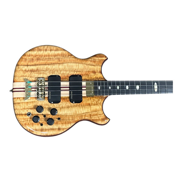 Alembic Stanley Clark Signature Standard, Primavera Top/Ebony/Amber 4 String Bass At Bass Central