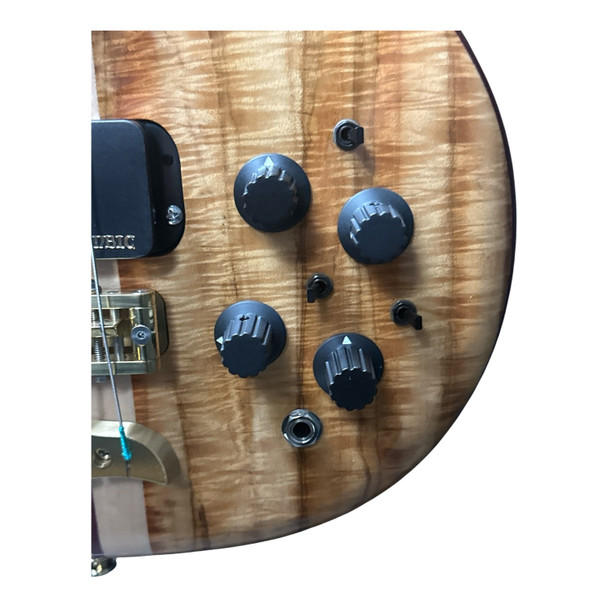 Alembic Stanley Clark Signature Standard, Primavera Top/Ebony/Amber 4 String Bass At Bass Central