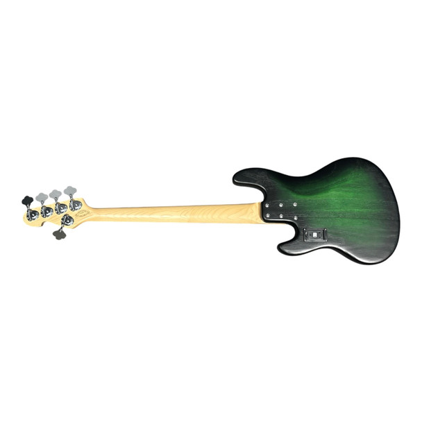 Sandberg Cal. TM-5 SuperLight, Green Burst / Pau Ferro 5 String Bass At Bass Central
