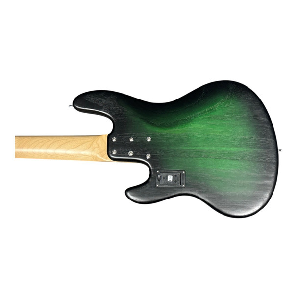 Sandberg Cal. TM-5 SuperLight, Green Burst / Pau Ferro 5 String Bass At Bass Central