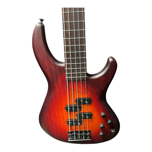 MTD USA Saratoga 5, Dark Cherry Sunburst/Rosewwod 5 String Bass At Bass Central
