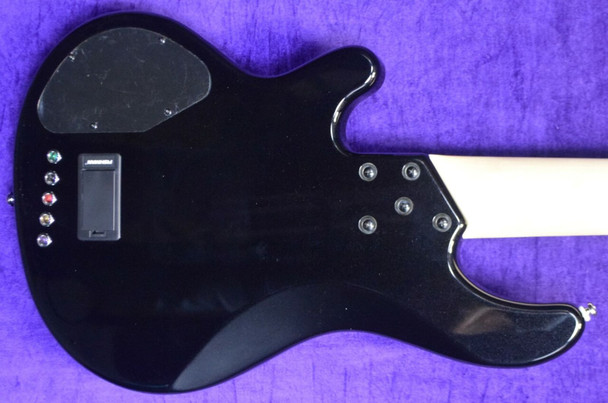 Lakland, Bass guitar, 55-02, 5502, fretless bass, lined fretless, ebony, black sparkle