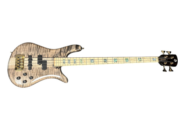 Spector USA NS-2, Super Faded Black GLOSS, Birdseye Maple Front Full