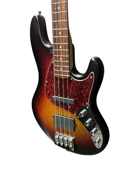Sandberg TM-4 SuperLight, 3-Tone Sunburst / Pau Ferro Front Angle Left