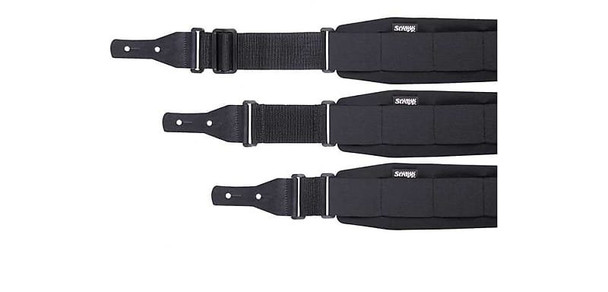 Comfort Strapp, Black w/ Dark Blue Pad *LONG