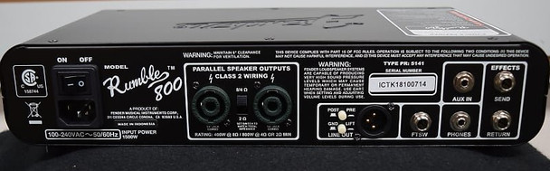 Fender Rumble 800 (watt) Bass Head