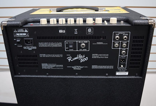 Fender Rumble 500 Bass Combo Amp At Bass Central