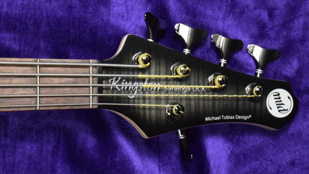 MTD Kingston Saratoga 5 Deluxe (V2), Black Burst 5 String Bass At Bass Central