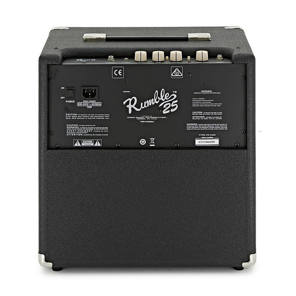 Fender Rumble 25 (V.3), 25 Watt 1x8 Bass Combo Amp At Bass Central