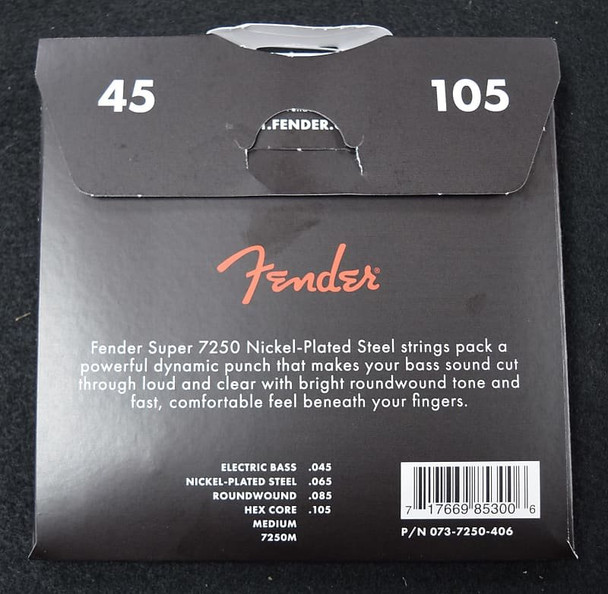 Fender Nickel Plated Roundwound Bass Strings, 45-105 Long Scale