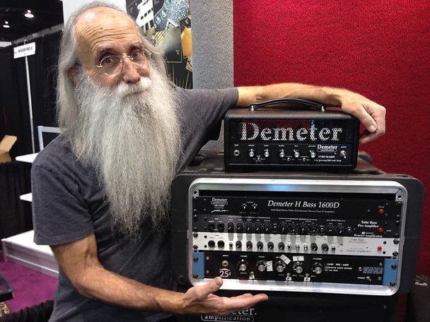 Demeter VTBP-M-800D Bass Amp, Hand Wired (USA) with All Tube Preamp At Bass Central