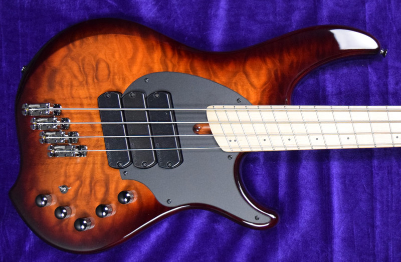 Dingwall Combustion 4 String (3 Pickup), Vintage Burst with Maple Fingerboard *In Stock!