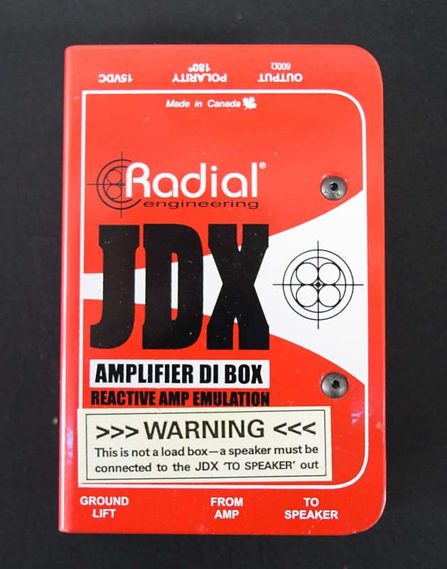 Radial JDX Amplifier Direct Box - Bass Central