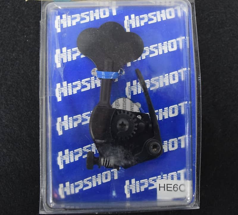 Hipshot (Black) HE 6 C Drop-D tuner for Bass - Bass Central