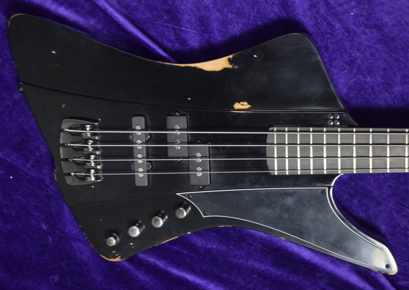 Sandberg "Forty Eight" Victor Brandt Sign., Hardcore-Aged Black  4 String Bass At Bass Central