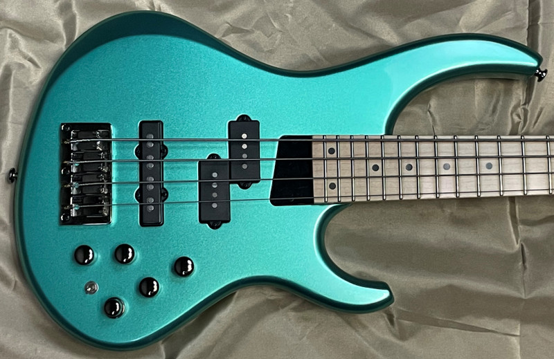 MTD Kingston Lynn Keller 4 (V2), 32" Medium Scale, Mystic Seafoam Green / Maple *On Order, ETA Sept. 2024