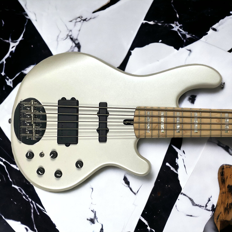 Lakland Skyline 55-02 Custom, Pearl White / Maple * IN STOCK*