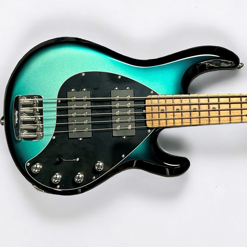 Ernie Ball Music Man StingRay 5 HH Special, Frost Green / Maple*IN STOCK*