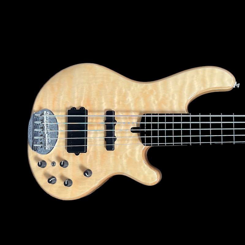 Lakland Skyline 55-02 Deluxe FRETLESS Natural / Lined Ebony *RARE!*  IN STOCK