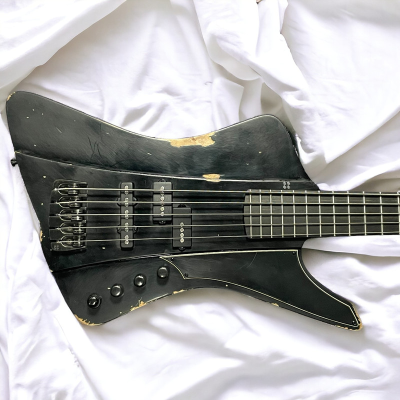 Sandberg "Forty Eight" Victor Brandt 5-String, Hardcore Aged Black w/ Ebony *8.5 Lbs., In Stock!