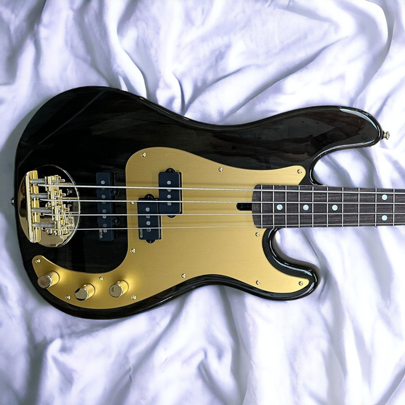 Lakland Skyline Geezer Butler Sign. 44-64, Trans Black / Rosewood  *On Order, ETA Sept. 2024