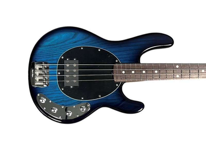 Ernie Ball Music Man Sting Ray 4 H Special, Pacific Blue Burst/ Rosewood 4 String Bass At Bass Central