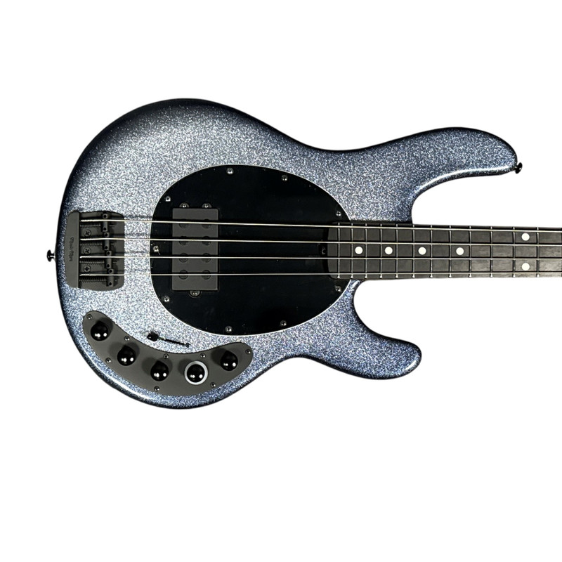 Ernie Ball Music Man StingRay 4 "DarkRay", Starry Night / Ebony  4 String Bass At Bass Central