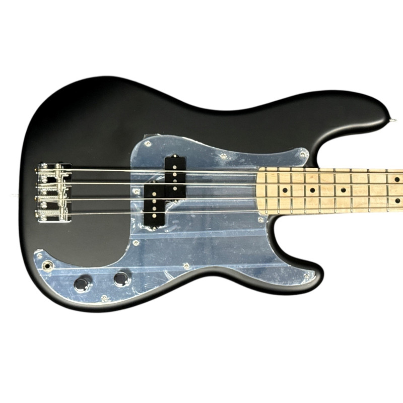Fender Steve Harris LTD 50th Anniversary Sign. P-Bass. Matte Black 4 String Bass At Bass Central