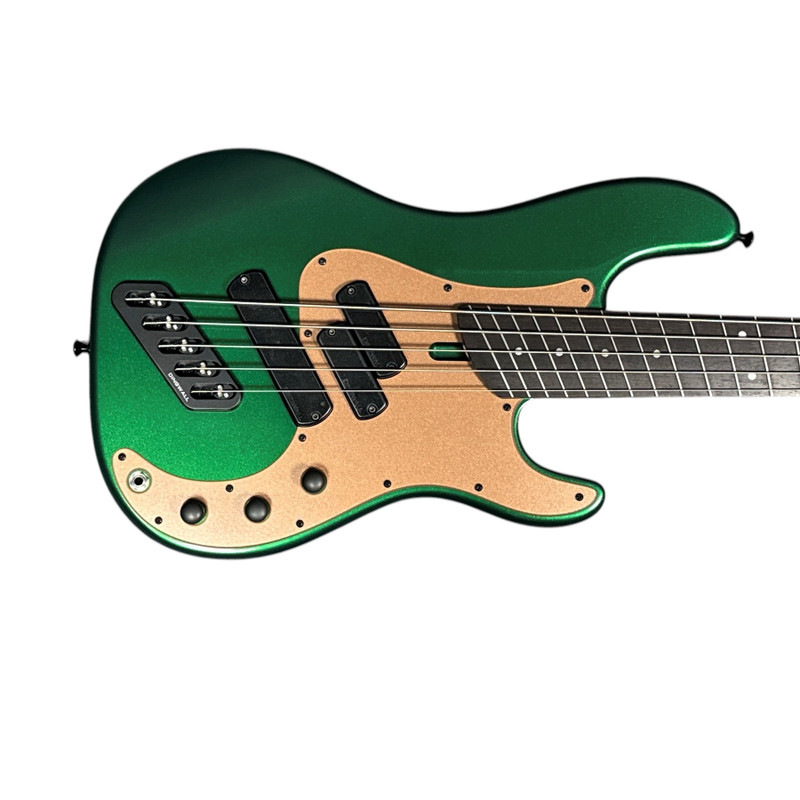 Dingwall SP1 (5) Dark Candy Green / Rosewood 5 String Bass At Bass Central