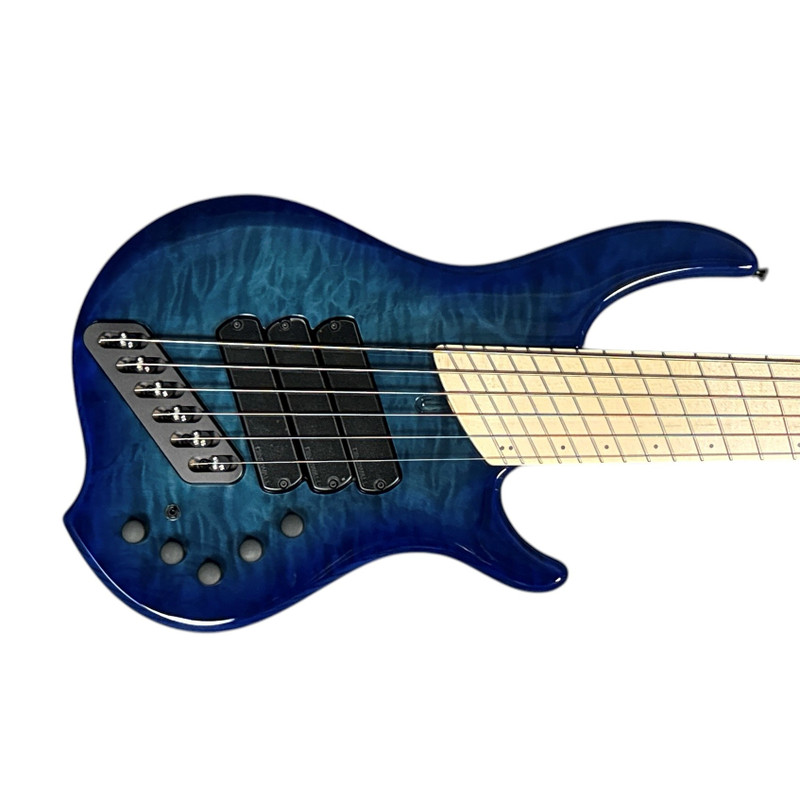 Dingwall Combustion 6 (3 Pickup), Indigo Burst / Maple 6 String Bass At Bass Central