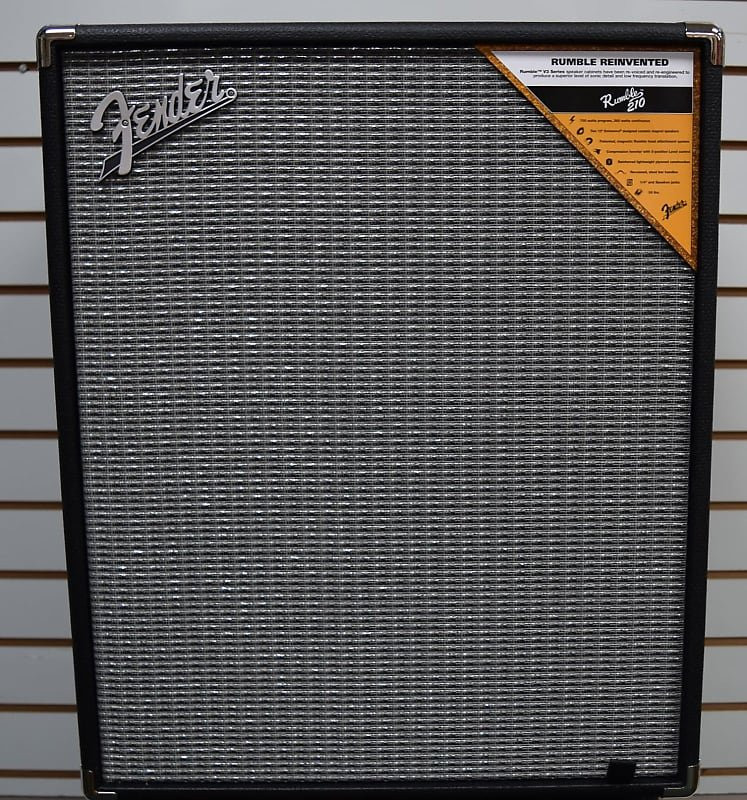 再値下　FENDER フェンダー ベースアンプ RUMBLE410CABINET Amazon | Fender ベースアンプ Rumble™ 410 Cabinet (V3), Black