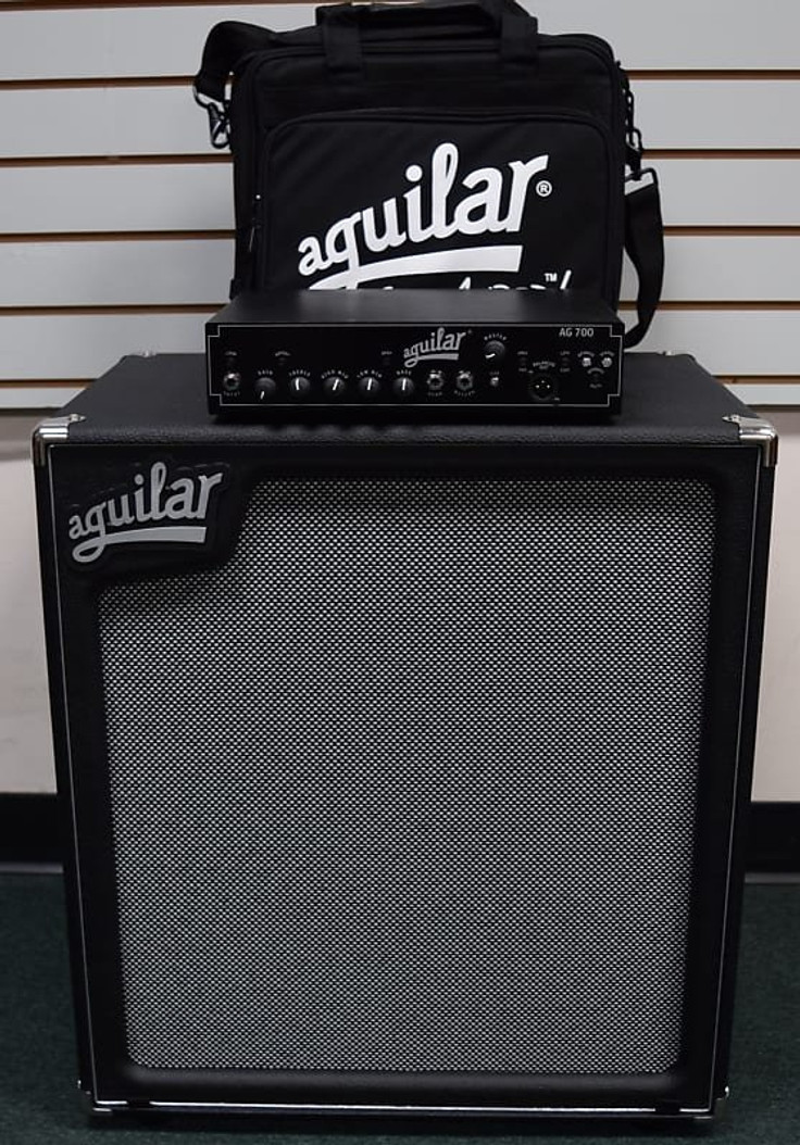 Aguilar STACK AG-700 Amp + FREE Carry Bag + SL 410 Cab, *Package Deal