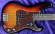 Fender AM Pro II Precision, 3-Tone Sunburst w/ Rosewood 4 String Bass At Bass Central