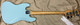 Fender "Gold Foil" Jazz, Sonic Blue w/ Ebony 4 String Bass At Bass Central