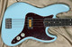Fender "Gold Foil" Jazz, Sonic Blue w/ Ebony 4 String Bass At Bass Central