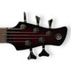Yamaha TRBX 605FM 5-String, Dark Red Burst 5 String Bass At Bass Central